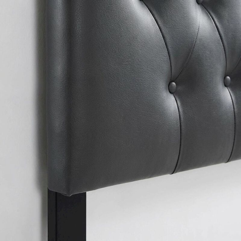 Tufted Queen Headboard in Fabric and Wood with Sturdy Frame and Elegant Design image number 5