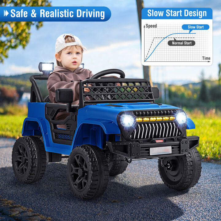 Kids 12V Ride On Truck Car with Music Player and Remote Control
