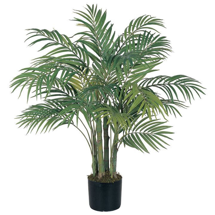 Hivvago 3 Feet Areca Silk Palm Tree