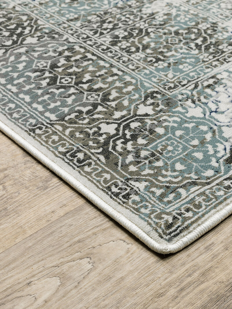 Gemini 5'3" x 7'6" Grey Rug image number 1