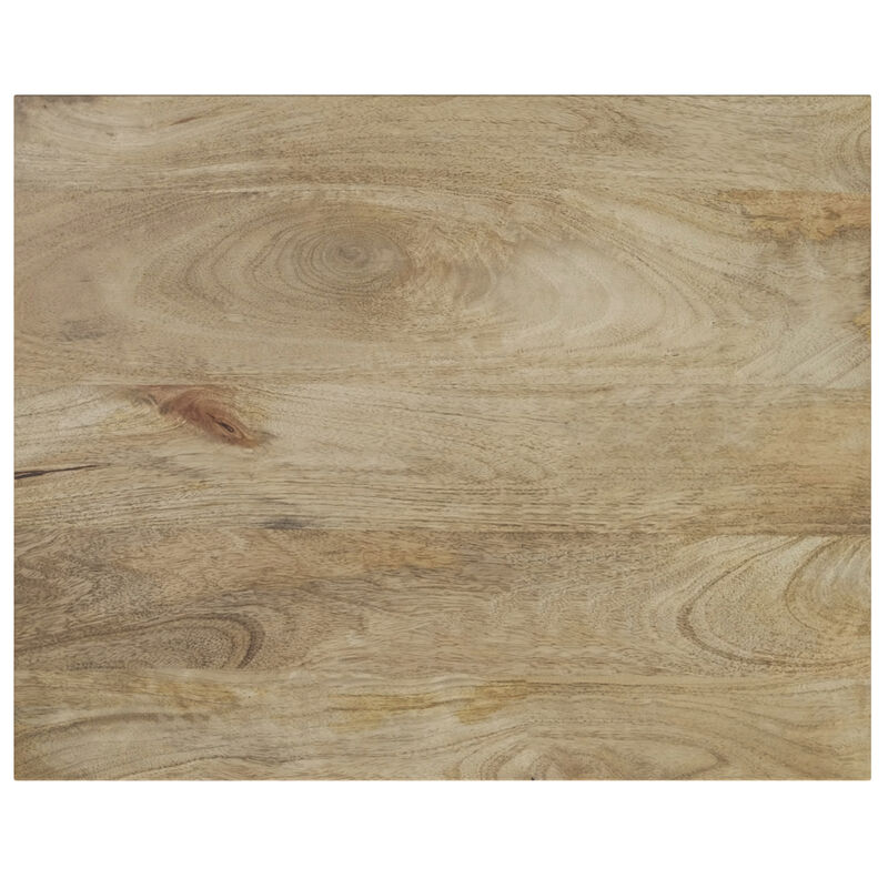 Hunter SOLID MANGO WOOD 20 inch Wide Modern Industrial Nightstand in Natural