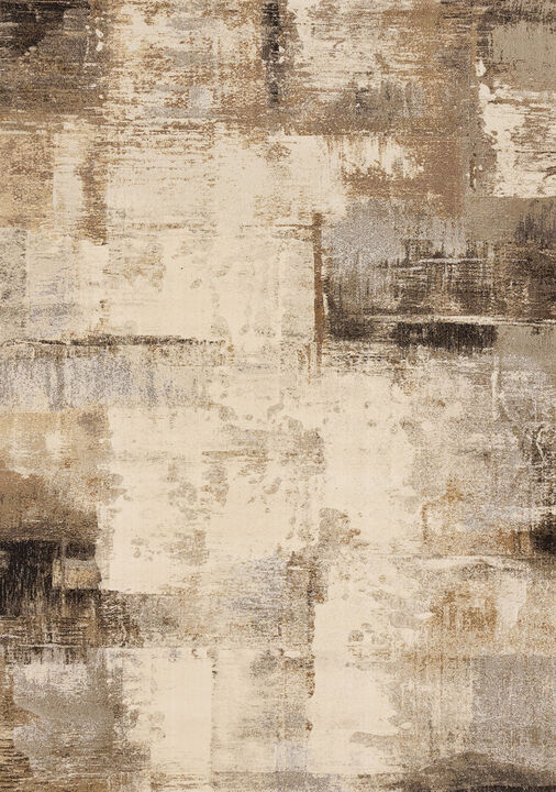 HomeRoots Abstract Area Rug