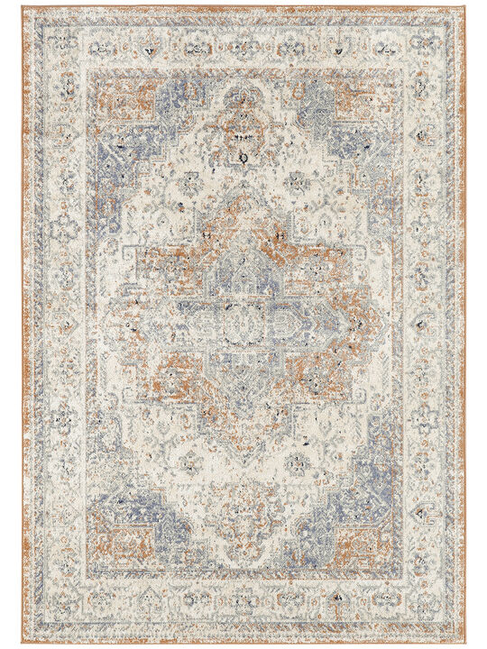 Nourison Essentials Persian NRE07 Beige/Blue 4' x 6' Rug