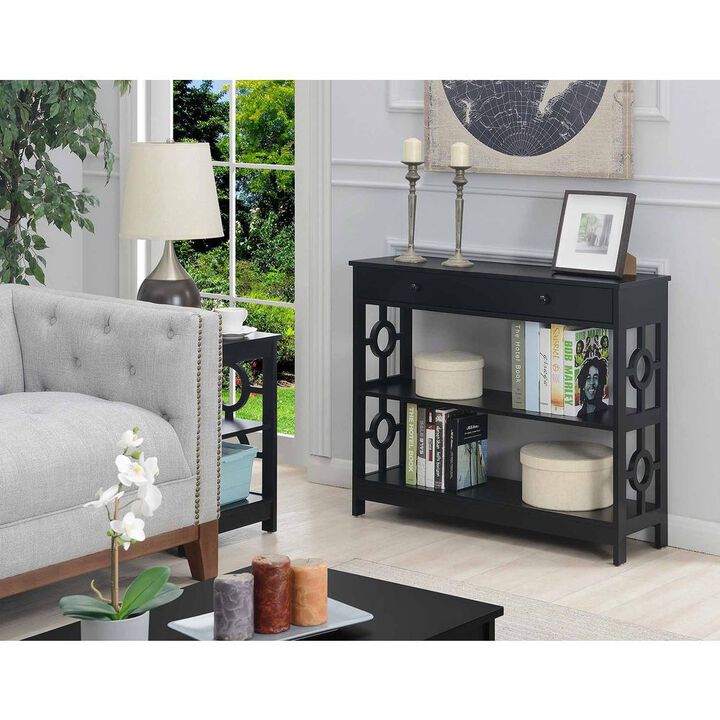 Convenience Concepts Ring 1 Drawer Console Table