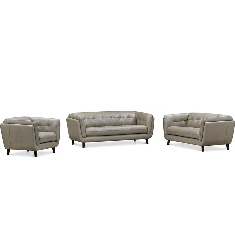 Solana Top Grain Leather Loveseat
