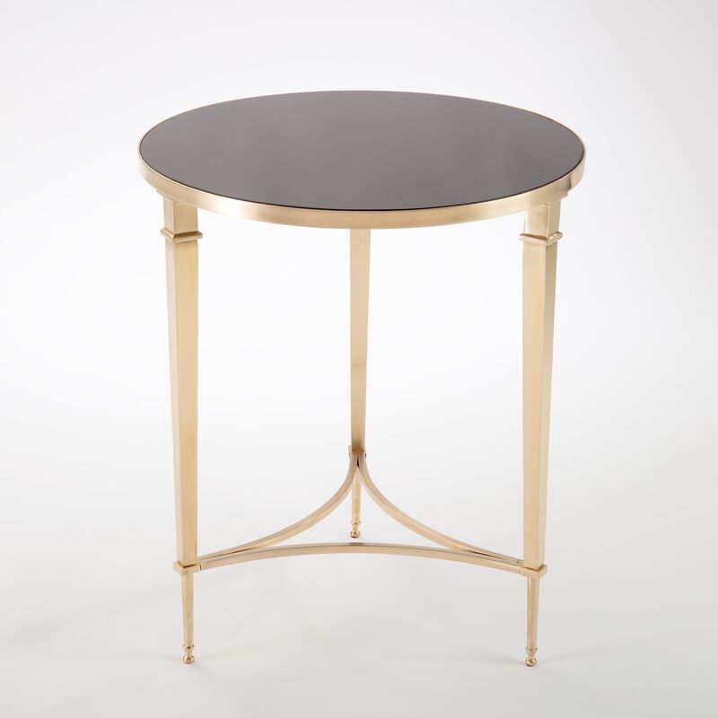 Round French Square Leg Table