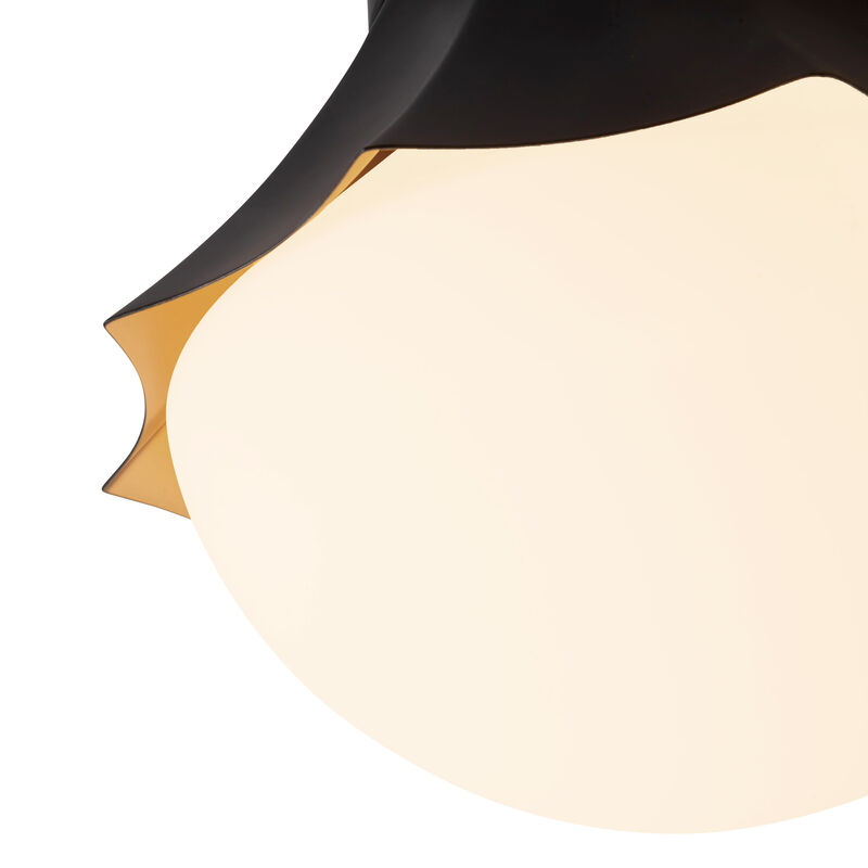 Shelton 12 in Semi Flush Mount with Glass image number 4