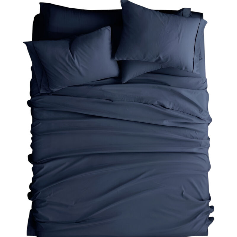 6-Piece Soft Wrinkle Resistant Microfiber and Polyester Sheet Set