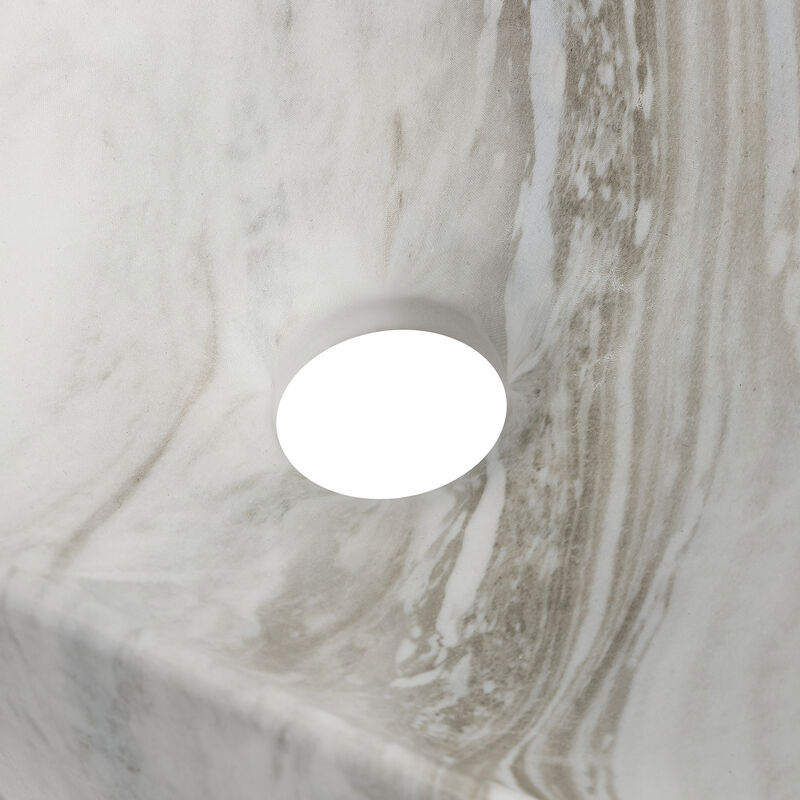 Felix 15 in. W x 8 in. D Modern Wall Mounted Rectangular Ceramic Mini Sink