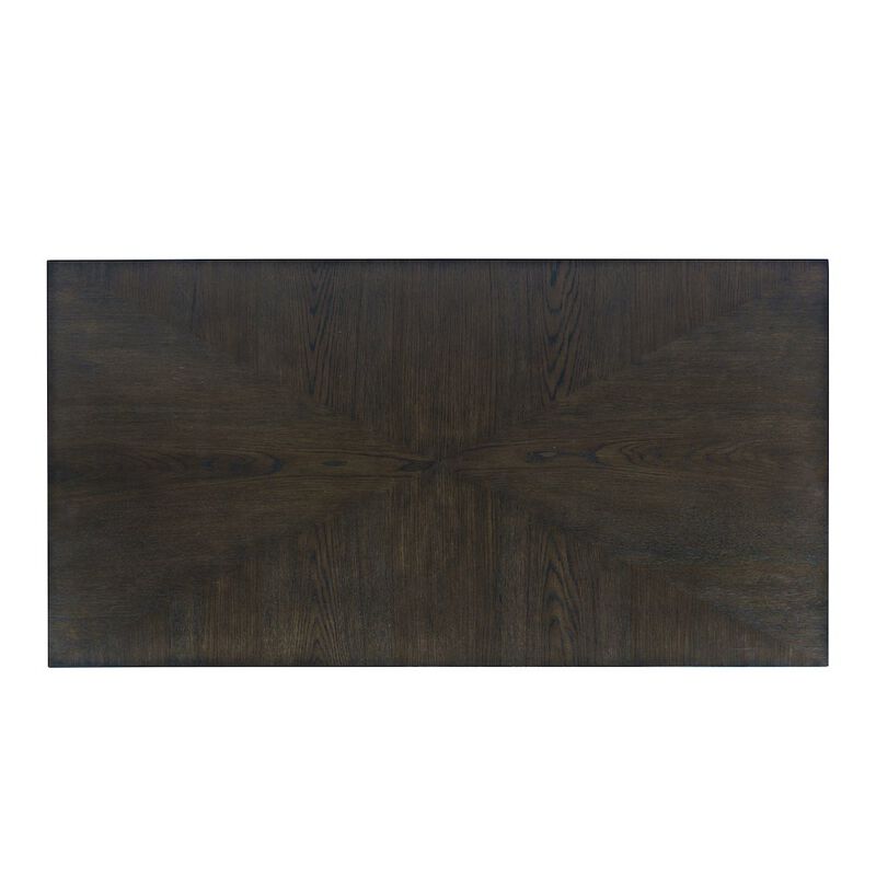 Jofran Modern Contemporary 50 Coffee Table with Storage Shelf and Hidden Casters