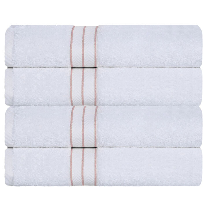 Plush Cotton Bath Towels 4-Piece Set for Bathroom and Spa
