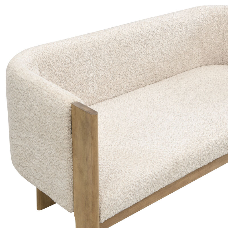 Pikert 48.5" Upholstered Solid Loveseat image number 7