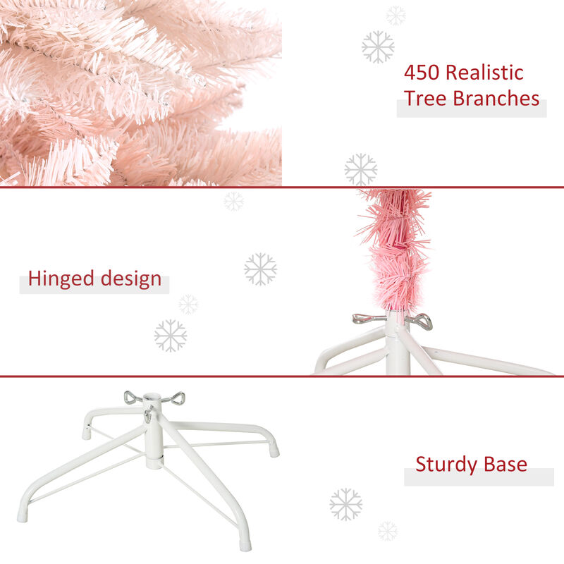 BreeBe 5ft Unlit Christmas Tree with 450 Tips image number 5