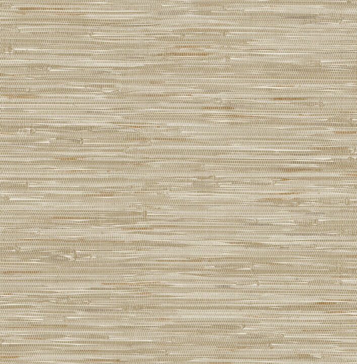 Exhale Light Brown Woven Faux Grasscloth Wallpaper (Set of 2)