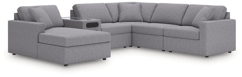 Modmax 6-Piece Sectional with Audio System and Chaise image number 0