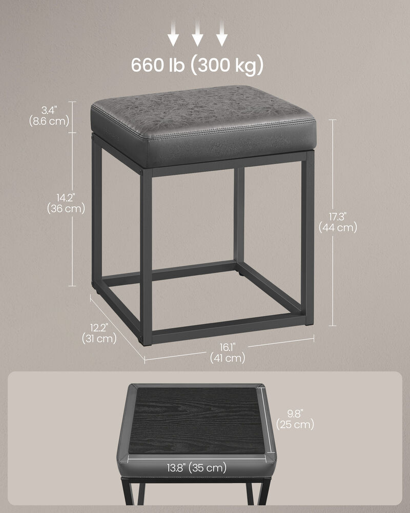 Rectangle Ottoman Footstool for Stylish and Comfortable Footrest