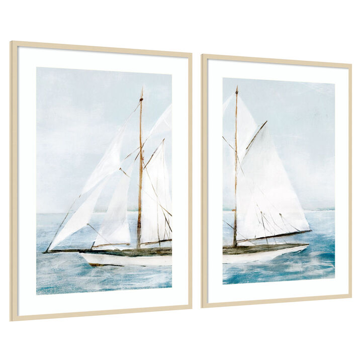 Sailboat on Calm Waters 2 Piece