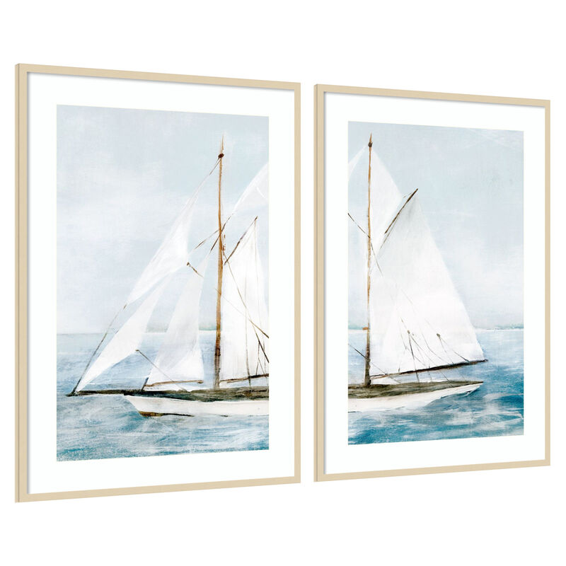 Sailboat on Calm Waters 2 Piece image number 0
