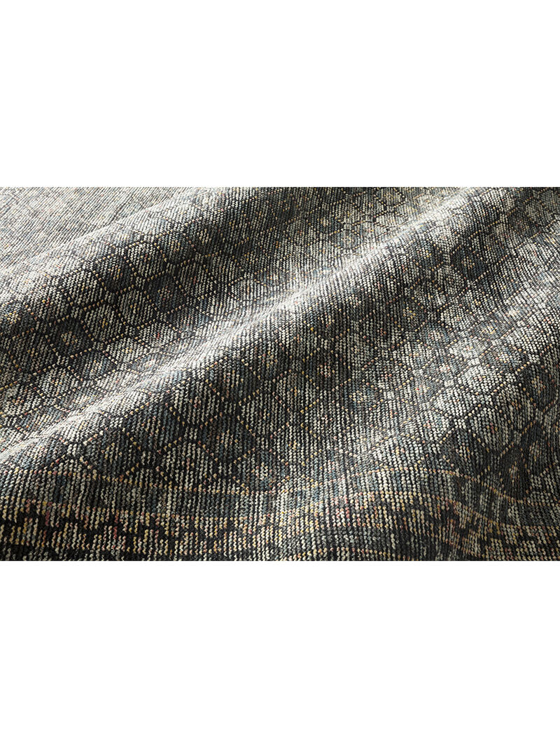 Amara AMM01 Ink/Turquoise 10' x 14' Rug