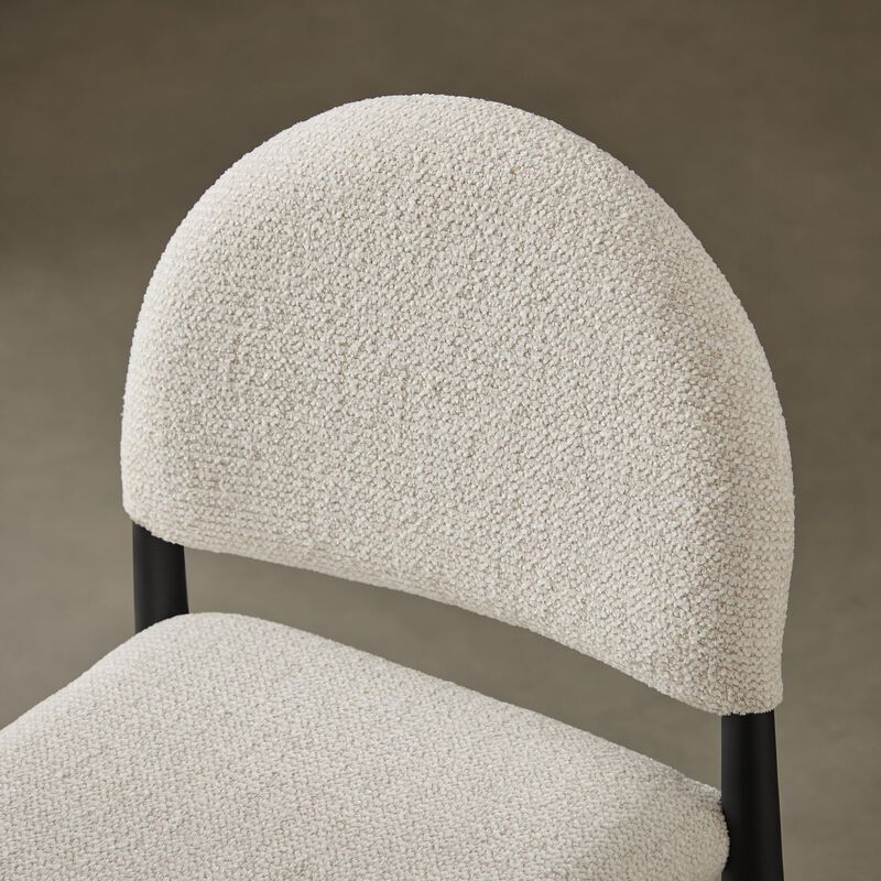 Modway Hayley Mid Century Modern Counter Stool in Black Cream image number 5