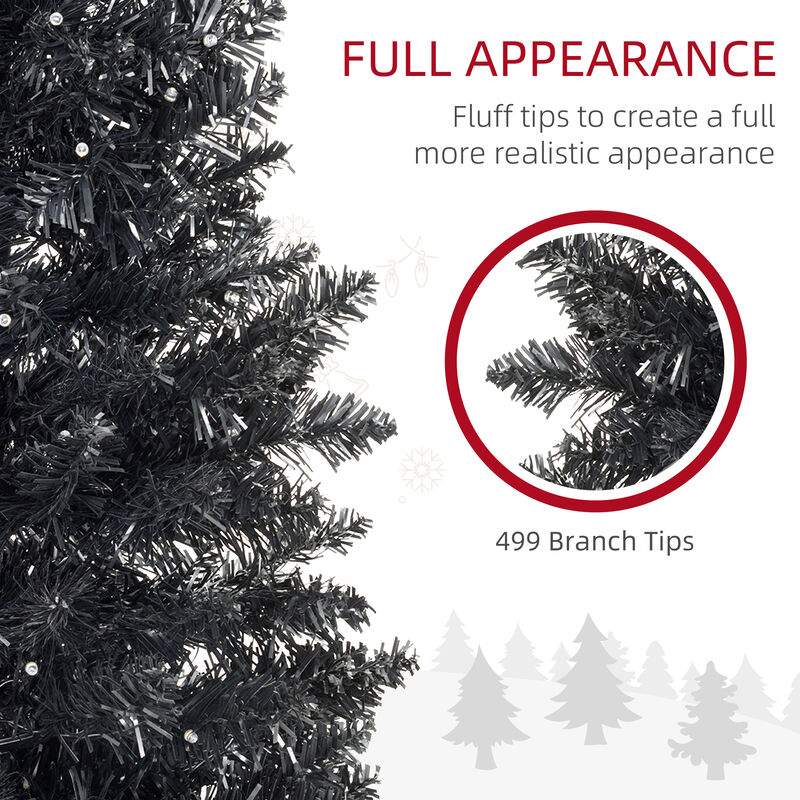 7' Slim Pencil Artificial Christmas Tree with LEDs image number 5