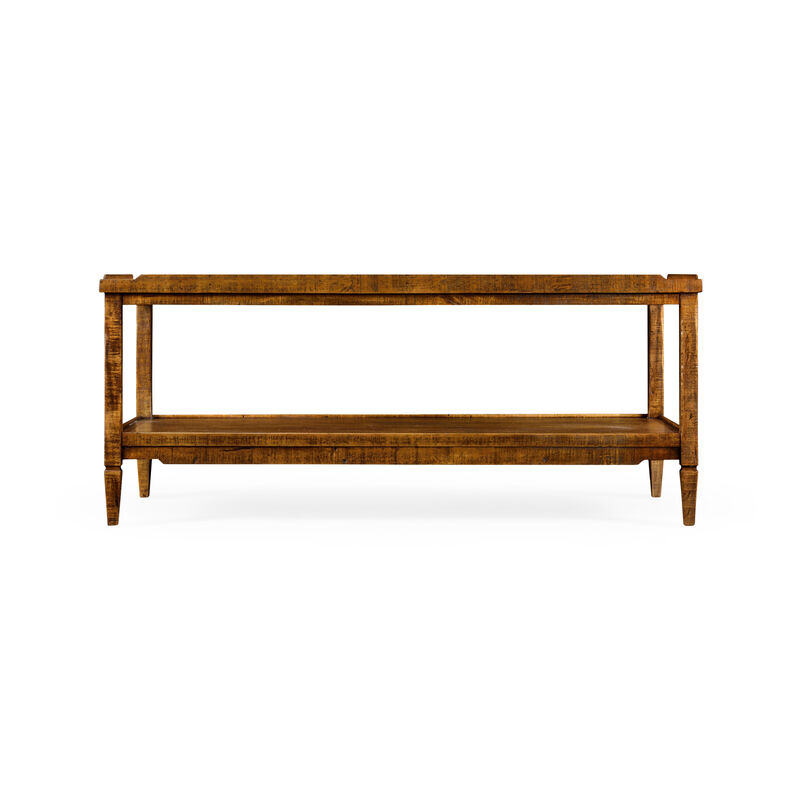 Country Walnut Cocktail Table