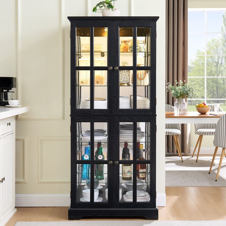 Vexpeg Curio Display Cabinet