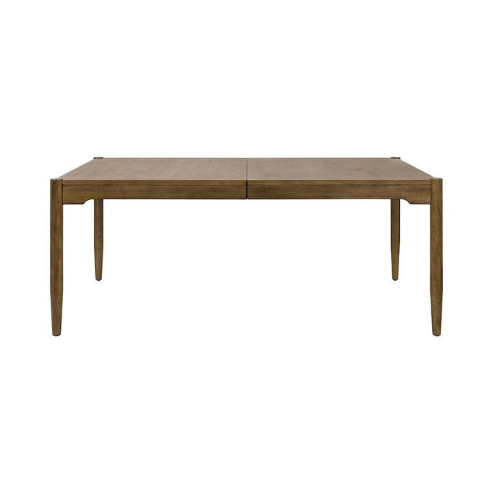 Martin Furniture Lachlan Modern Wood Rectangular Kitchen Dining Table, Brown