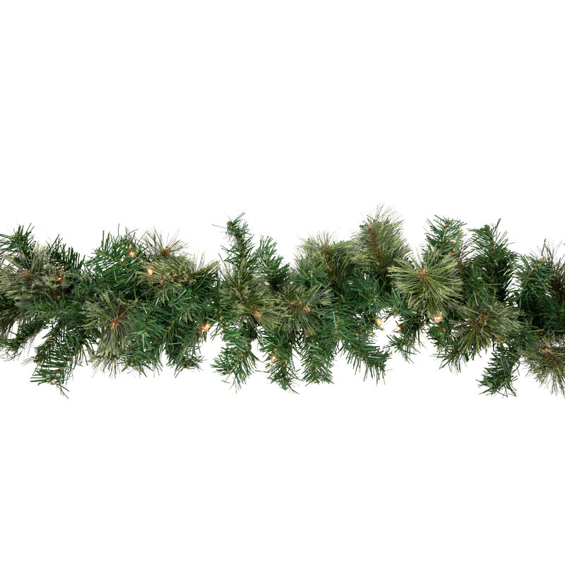 9' x 10" Pre-Lit Oregon Cashmere Pine Artificial Christmas Garland  Clear Lights