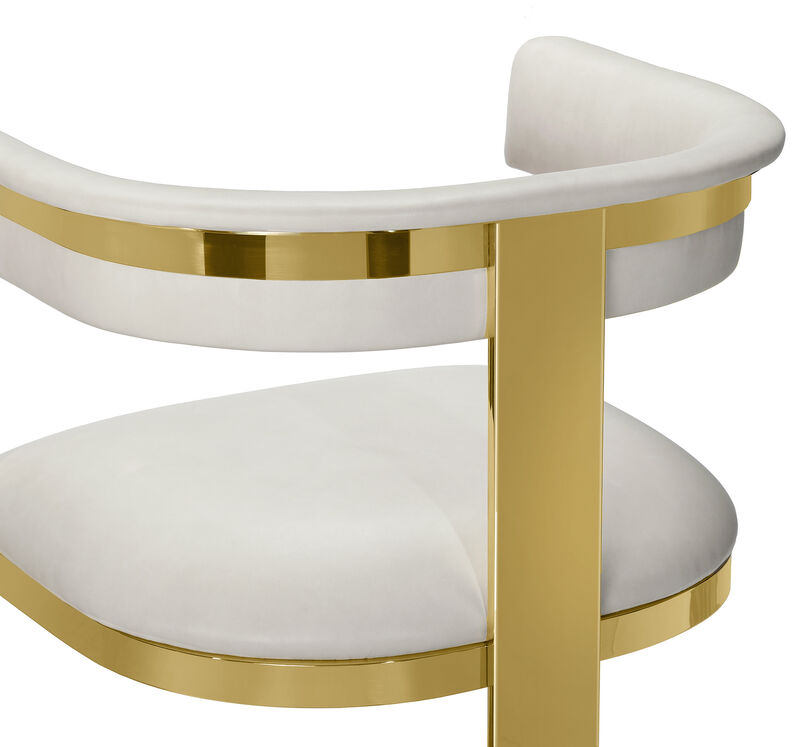 Darcy Hide Bar Stool - Bronze