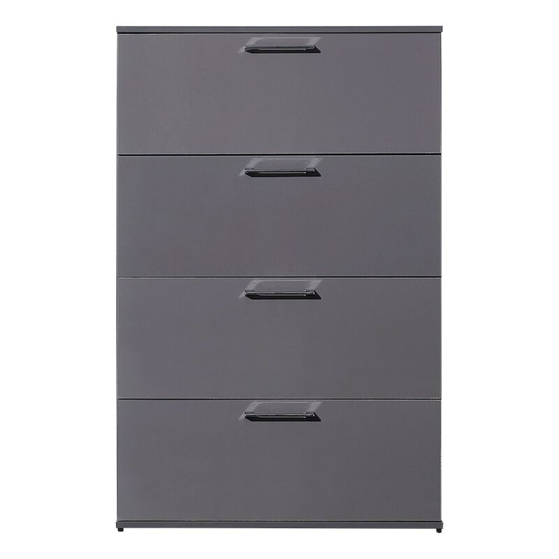 FC Design Klair Living Glossy Four-Drawer Jumbo Chest.