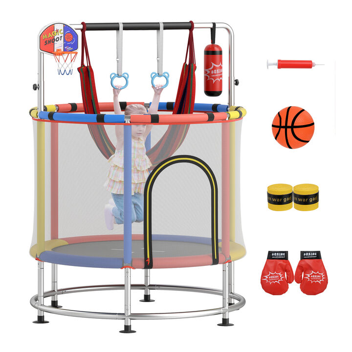 Kids Mini Trampoline Gift for Boys and Girls Ages 3 to 6 Years Old
