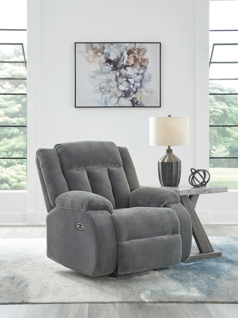 Greely Bend Power Recliner in Grey image number 1