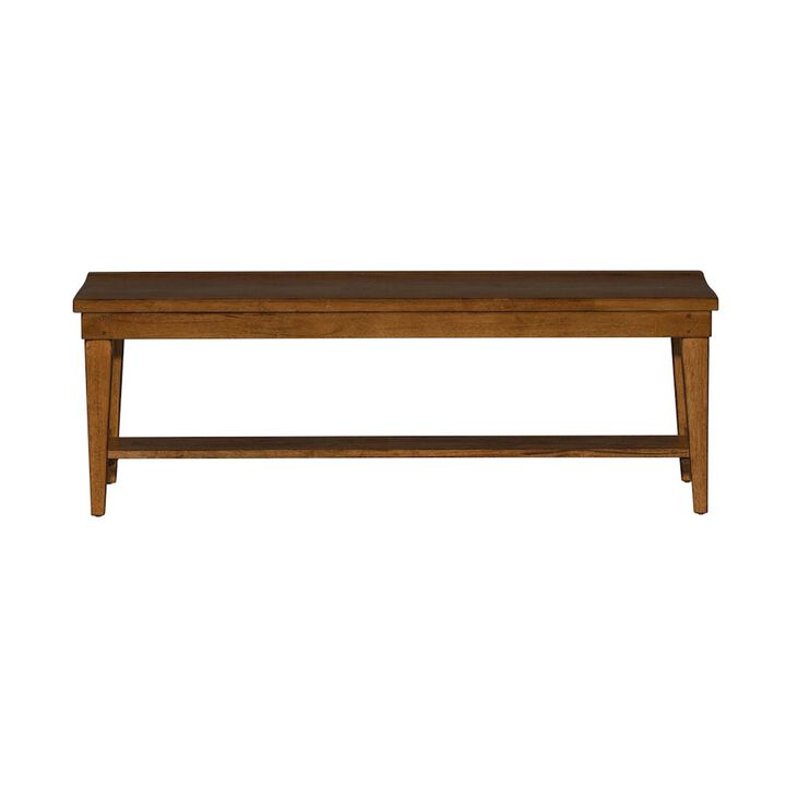 Liberty Furniture Hearthstone Ridge Bench (RTA) in Tobacco