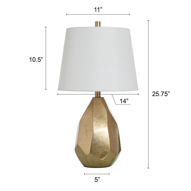 The Gilded Facet Table Lamp