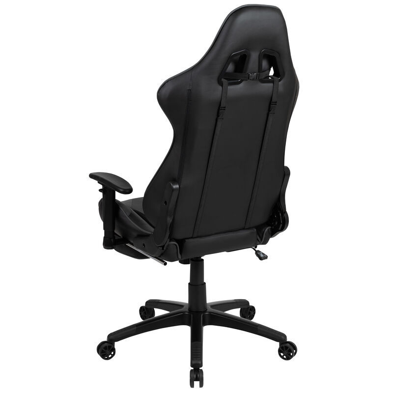 X30 Gaming Chair Racing Office Ergonomic Computer Chair with Reclining Back and Slide-Out Footrest in   LeatherSoft image number 5