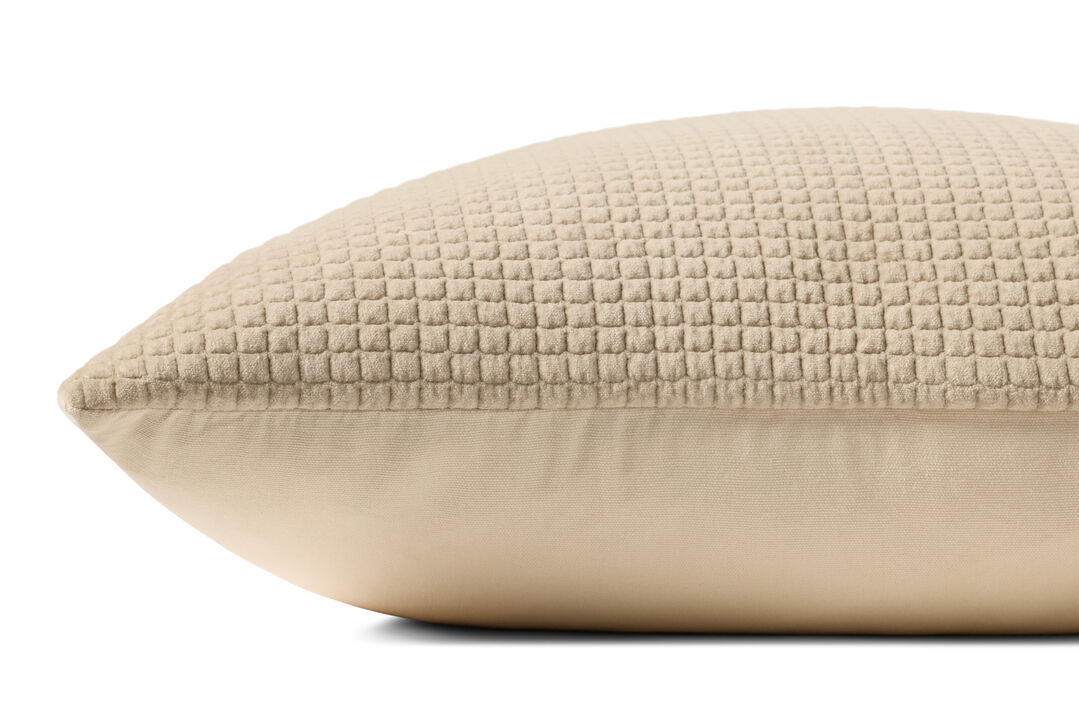 PLL0130 Ivory 22''x22'' Cover Only Pillow