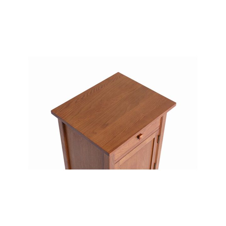 Crafters and Weavers Mission 1 Door 1 Drawer Nightstand - Michael's Cherry