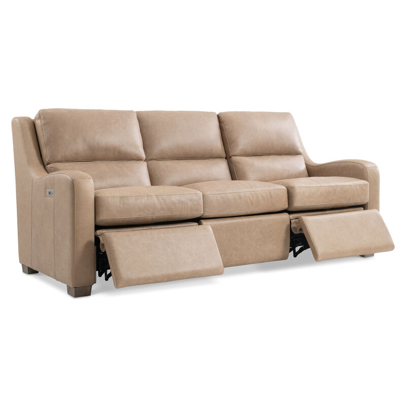 Ventura Leather Power Motion Sofa image number 1