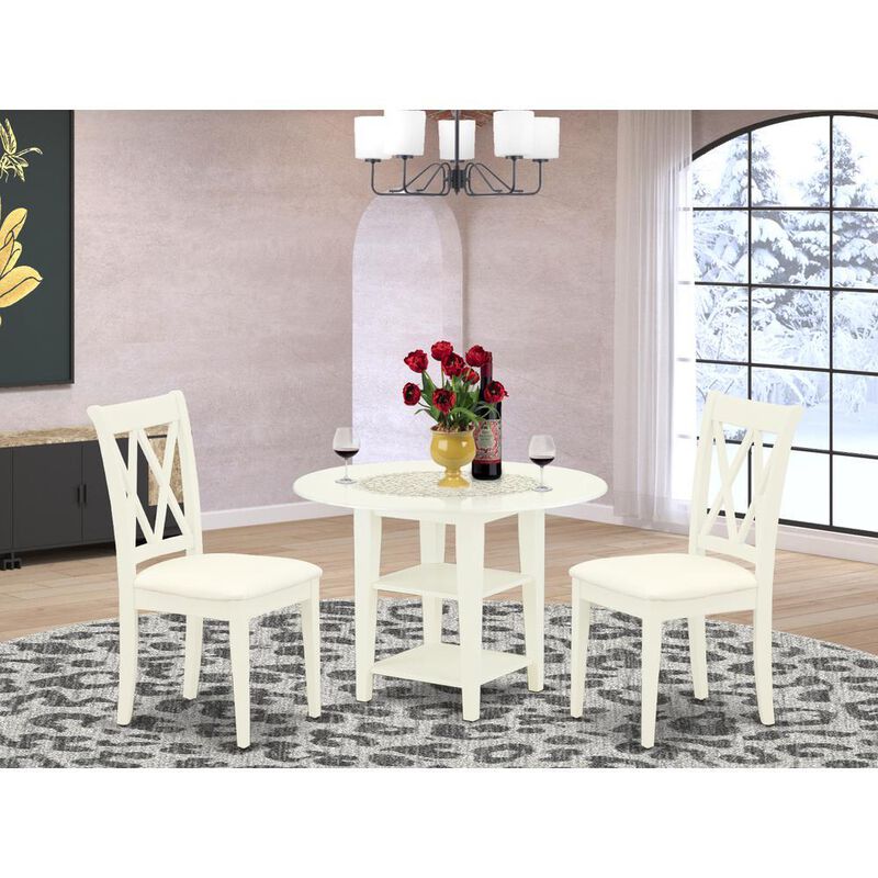 Dining Room Set Linen White
