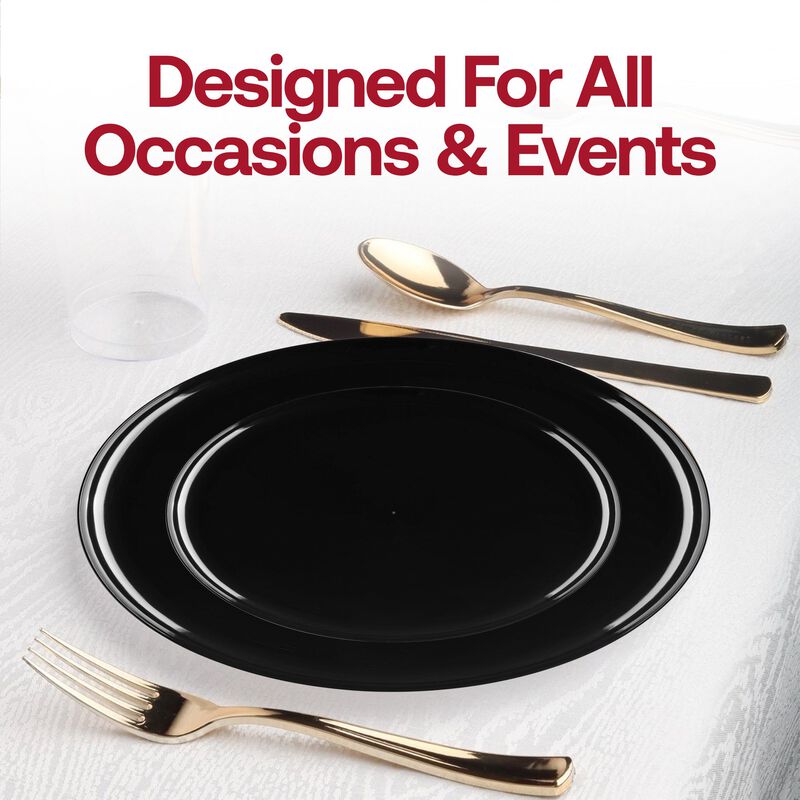 Flat Round Plastic Wedding Value Set (30 Sets) image number 6