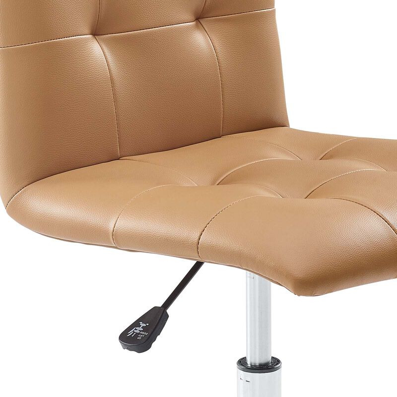 Modway Furniture - Prim Armless Mid Back Office Chair Orange image number 5