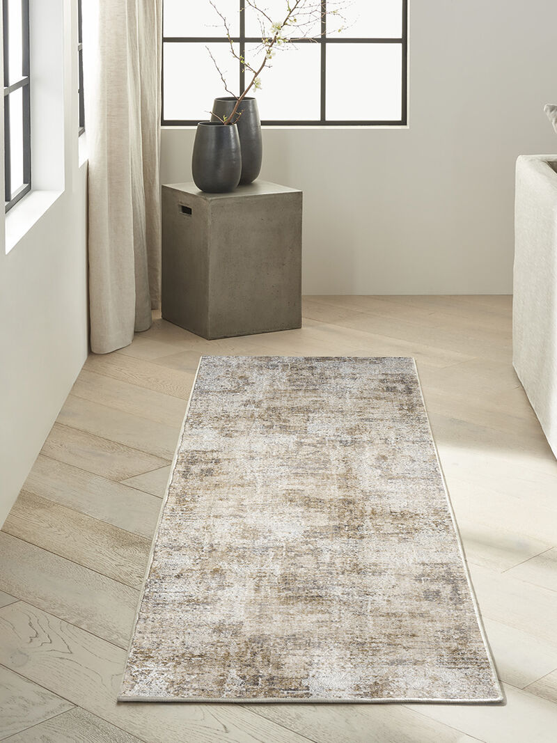 CK078 Summit SUM06 Natural/Gray 2'2" x 12' Rug