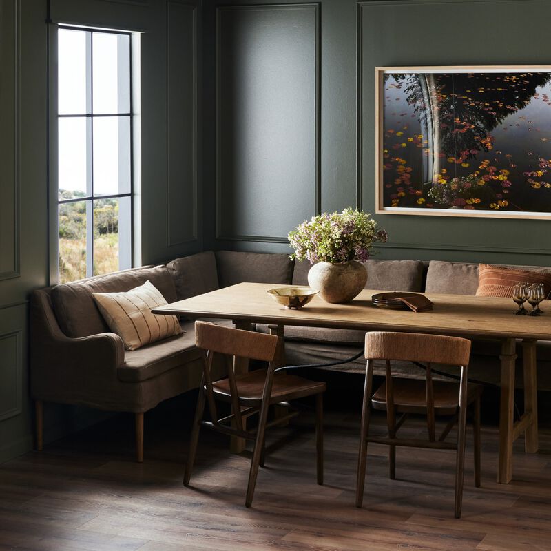 Aurelia 99" Left Arm Facing Dining Banquette