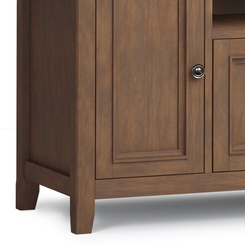 Hiftum Wide Solid Wood TV Stand image number 4