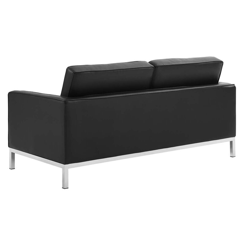 Loft 3-Piece Tufted Upholstered Faux Leather Set image number 3