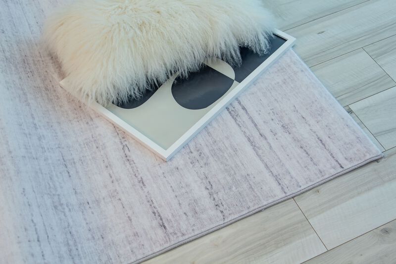 Rug Branch Elena Contemporary Abstract Beige Purple Indoor Area Rug