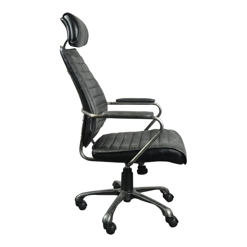 Luxury Black Leather Executive Office Chair - Elite Collection, Belen Kox image number 2