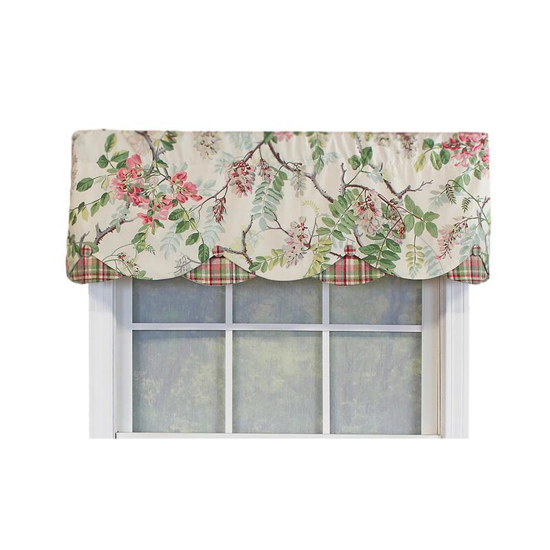 Heirloom Garden Petticoat Spring 3" Rod Pocket Valance 50" x 16" by RLF Home