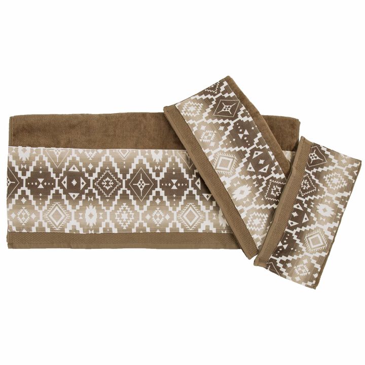 Chalet Aztec 3-Piece Towel Set